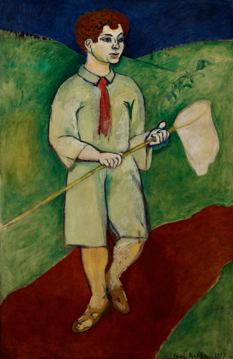 Junge mit Schmetterlingsnetz von Henri Matisse