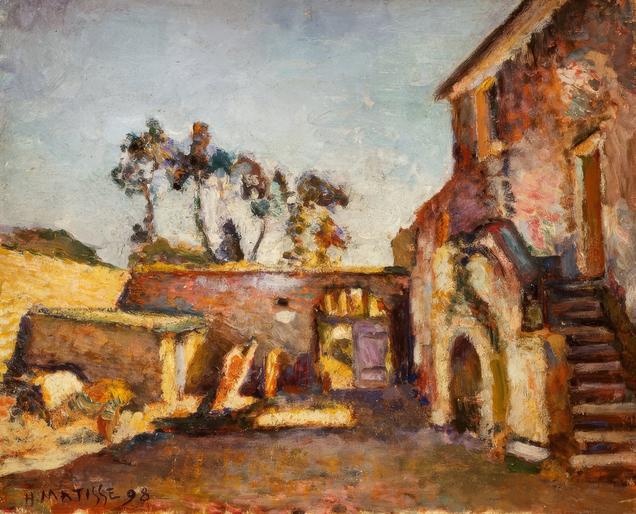 Hof der Mühle in Ajaccio von Henri Matisse