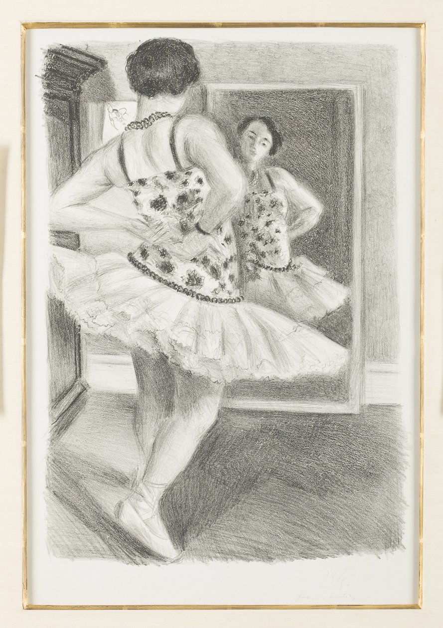 Tänzerin im Spiegel reflektiert von Henri Matisse