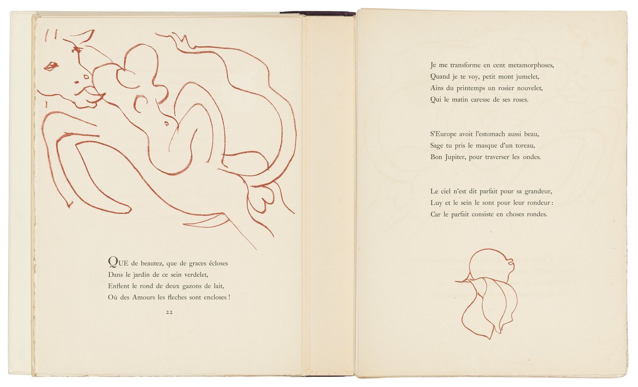 Florilège des Amours de Ronsard von Henri Matisse