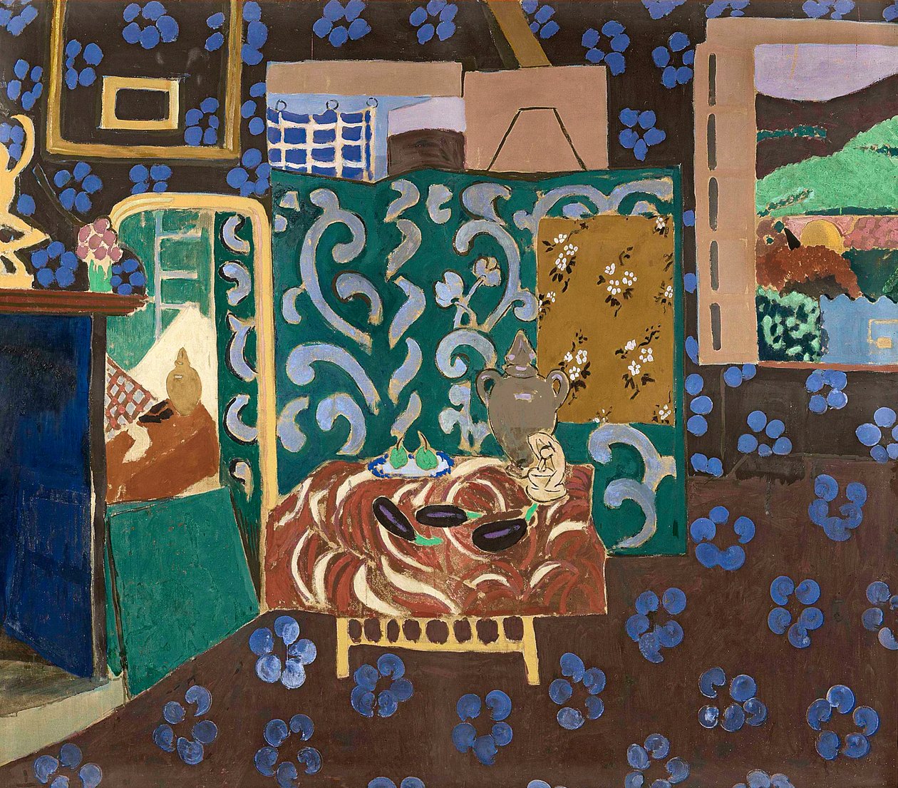 Interieur mit Auberginen von Henri Matisse