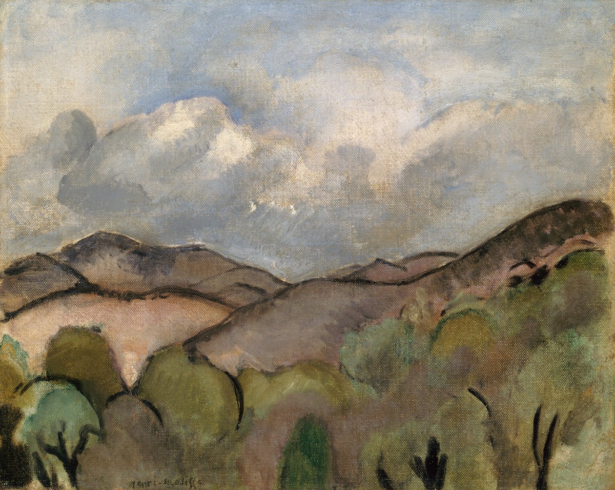 Le Mont Chauve in Nizza von Henri Matisse