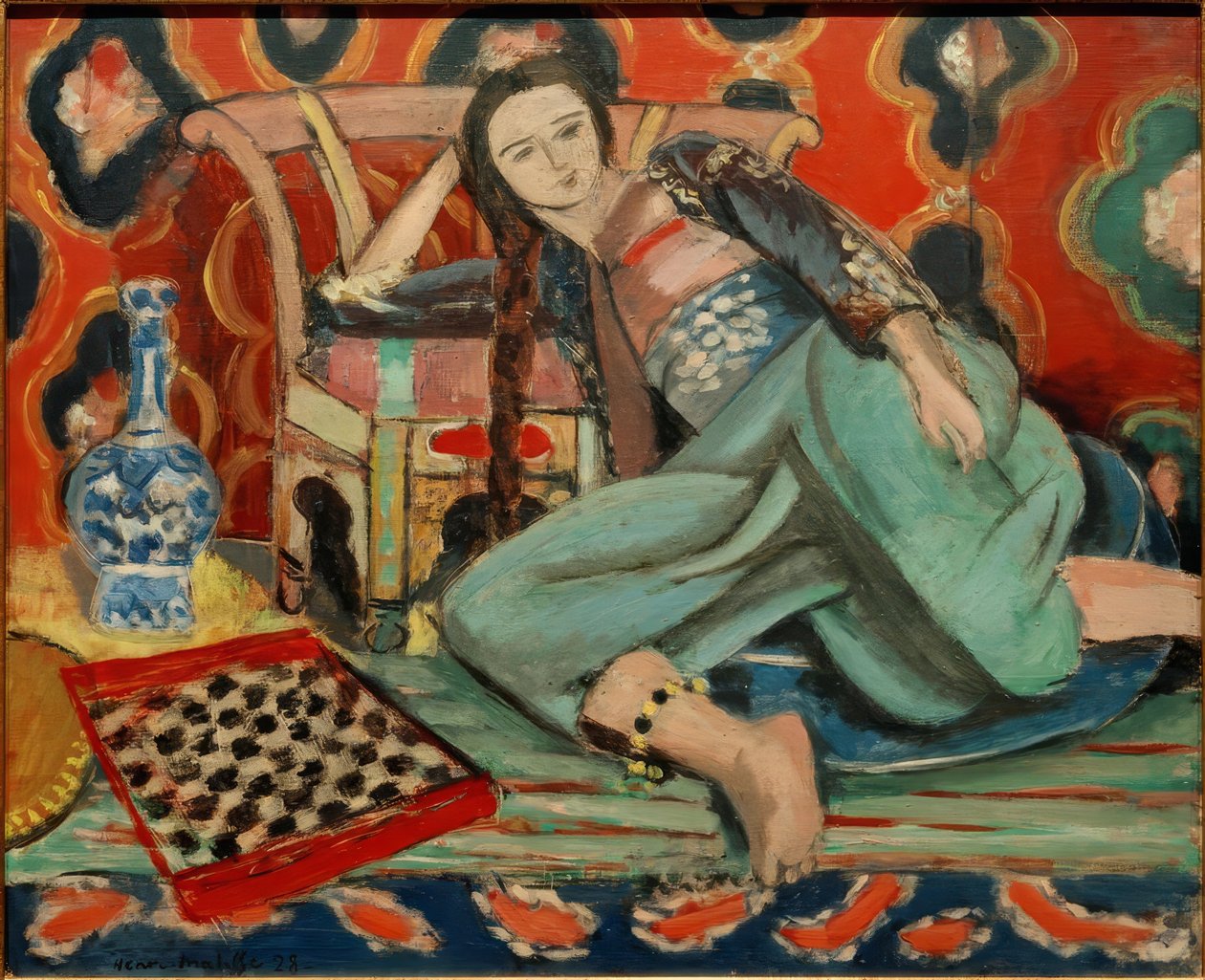 Odaliske in einem türkischen Sessel von Henri Matisse