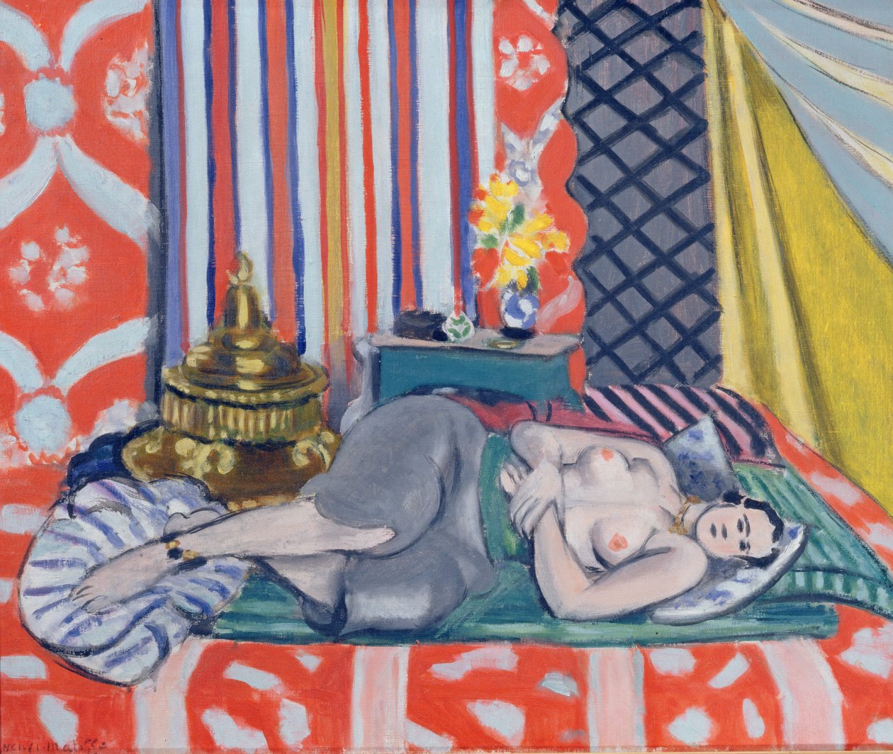 Odaliske in grauen Culottes von Henri Matisse
