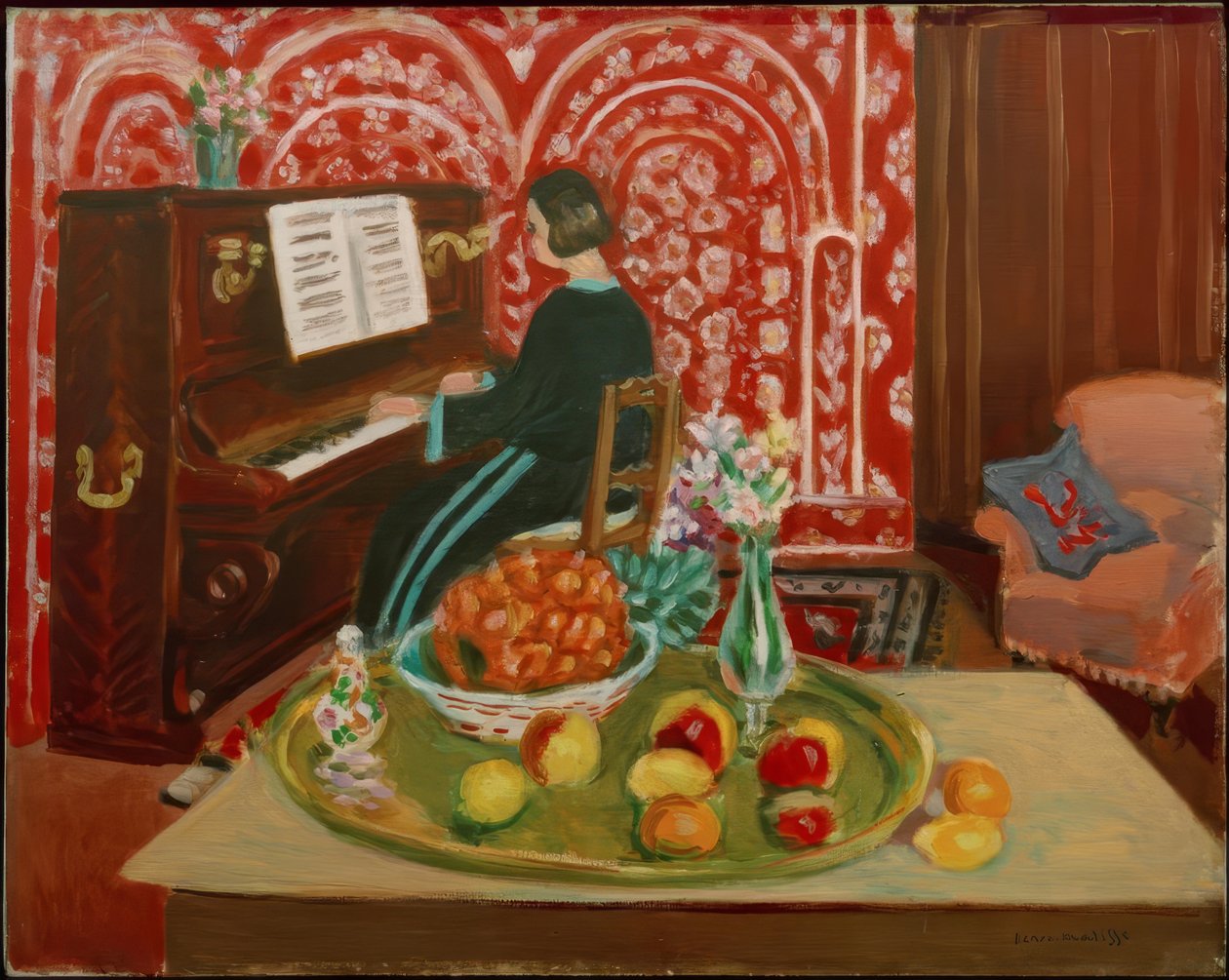 Pianist und Stillleben von Henri Matisse