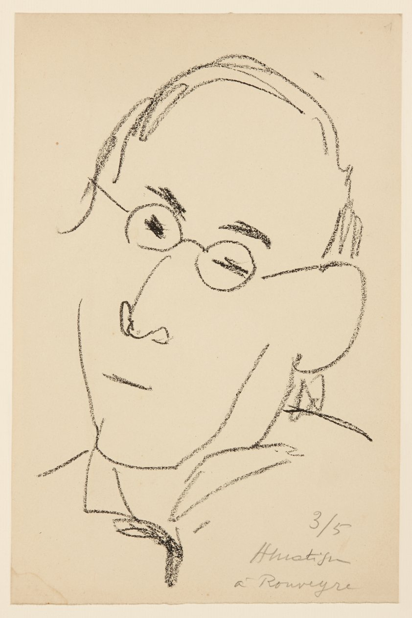 Porträt von Paul Léautaud von Henri Matisse