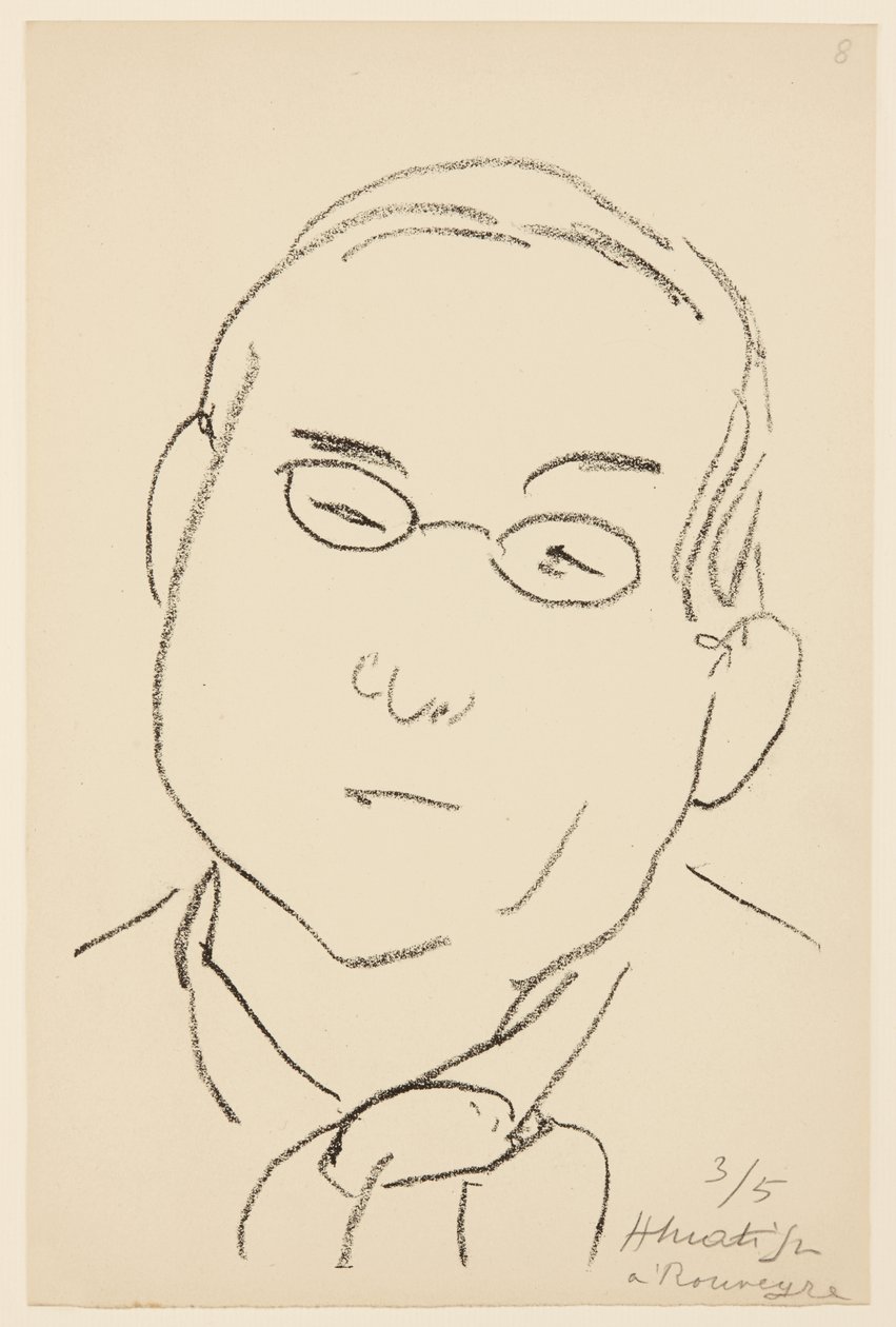 Porträt von Paul Léautaud von Henri Matisse