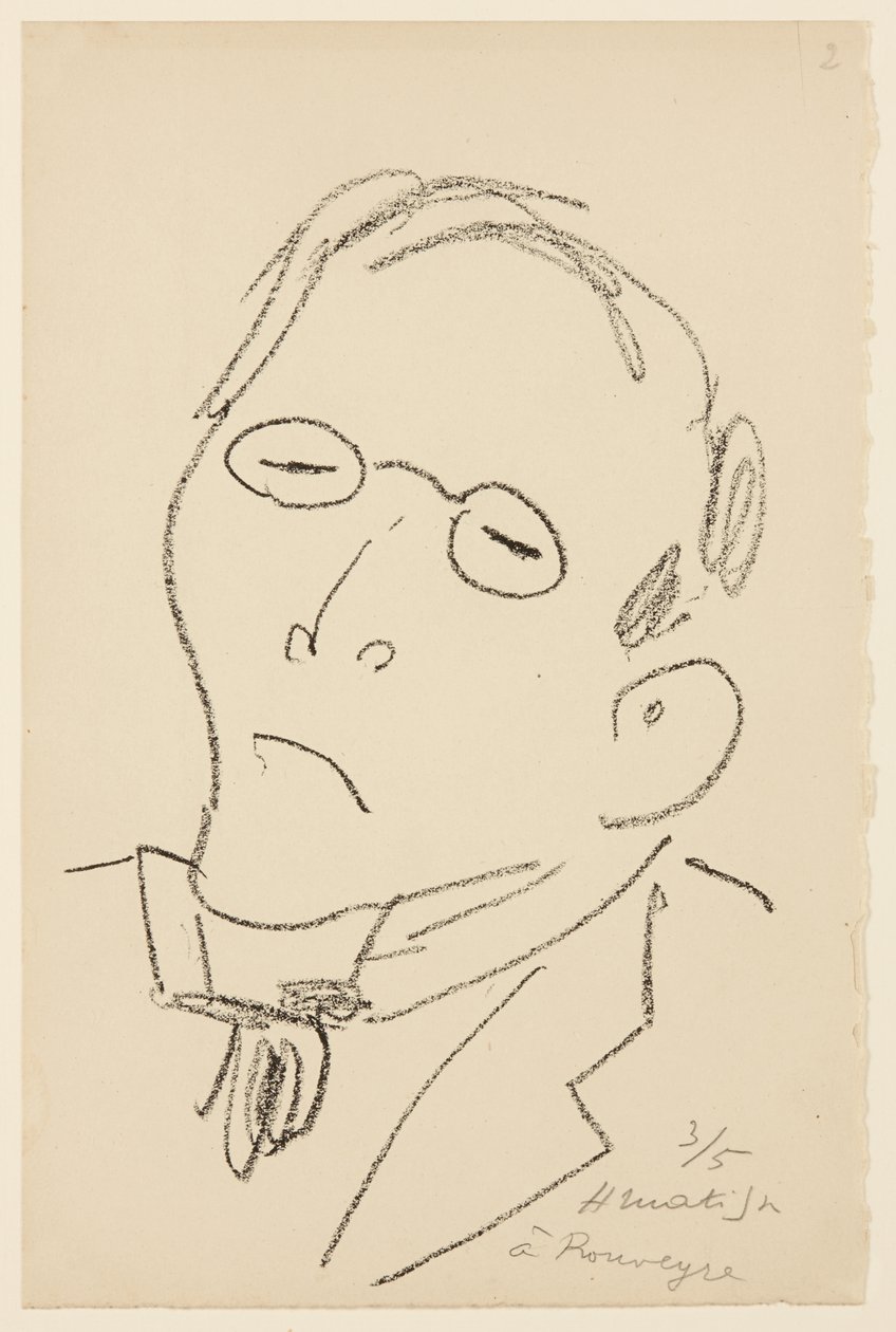 Porträt von Paul Léautaud von Henri Matisse