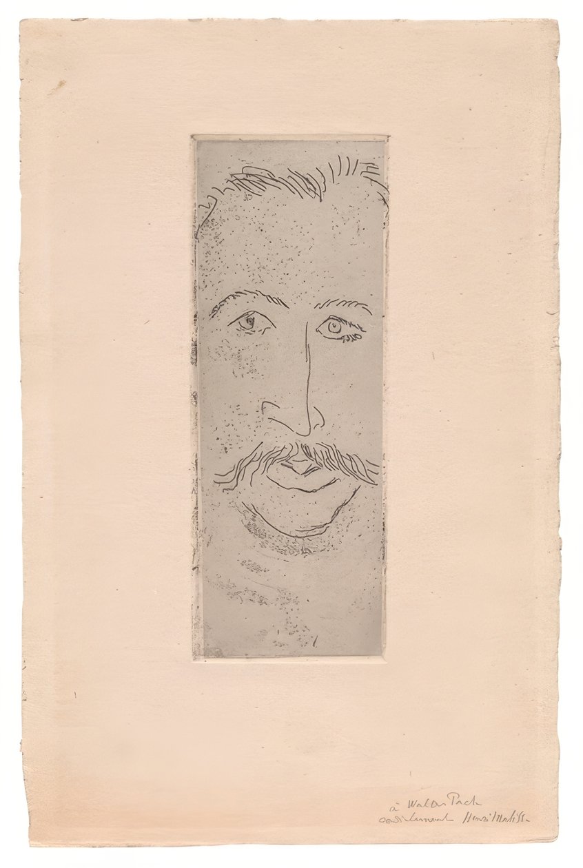 Porträt von Walter Pach von Henri Matisse