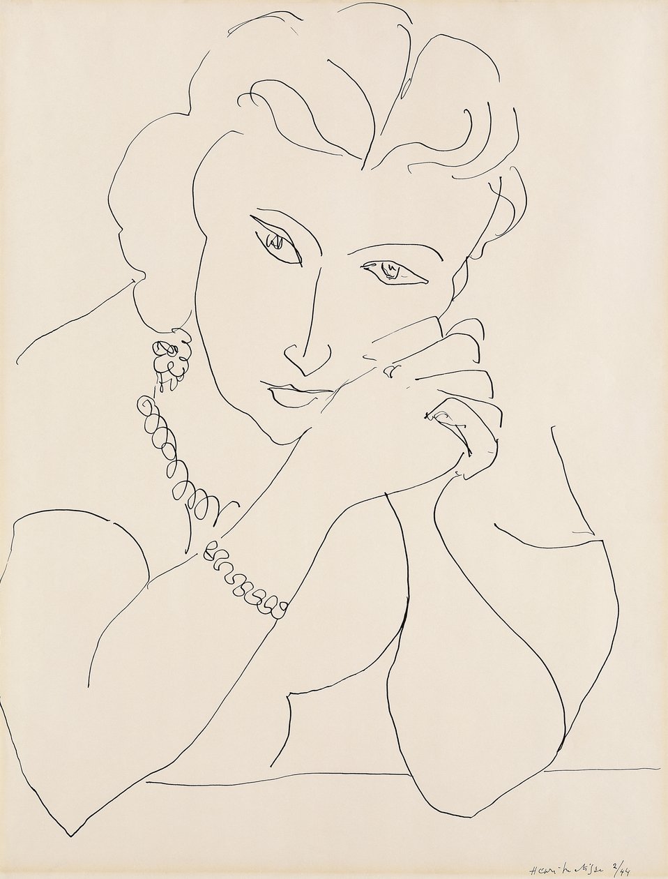 Porträt einer Frau von Henri Matisse