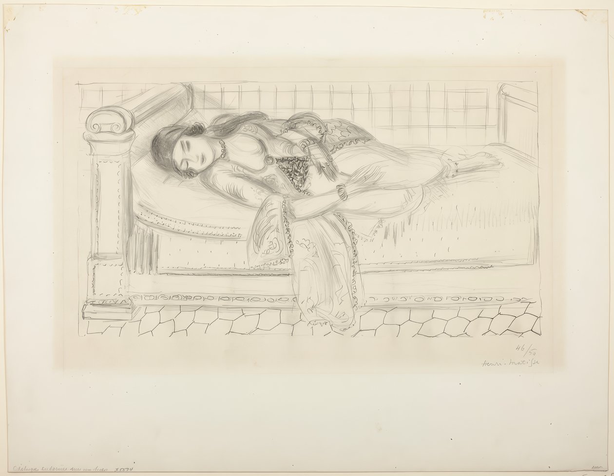 Liegende Figur von Henri Matisse