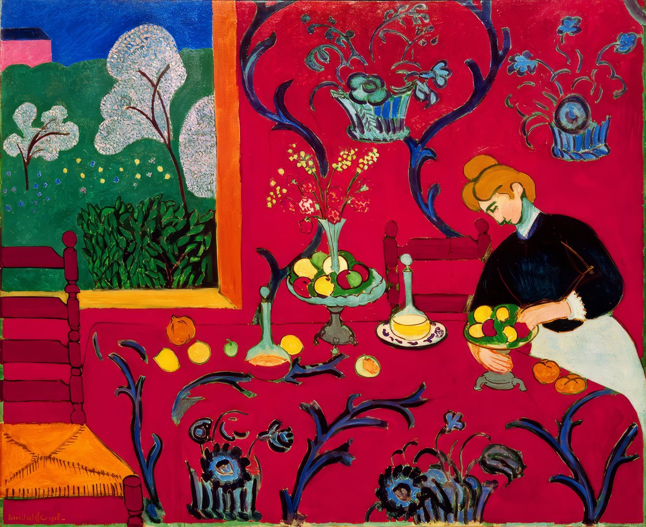 Roter Raum (Harmonie in Rot) von Henri Matisse