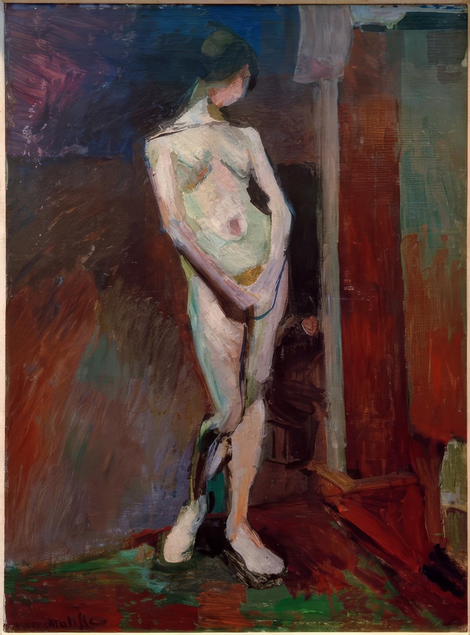 Stehendes Modell (Akademie in Blau) von Henri Matisse