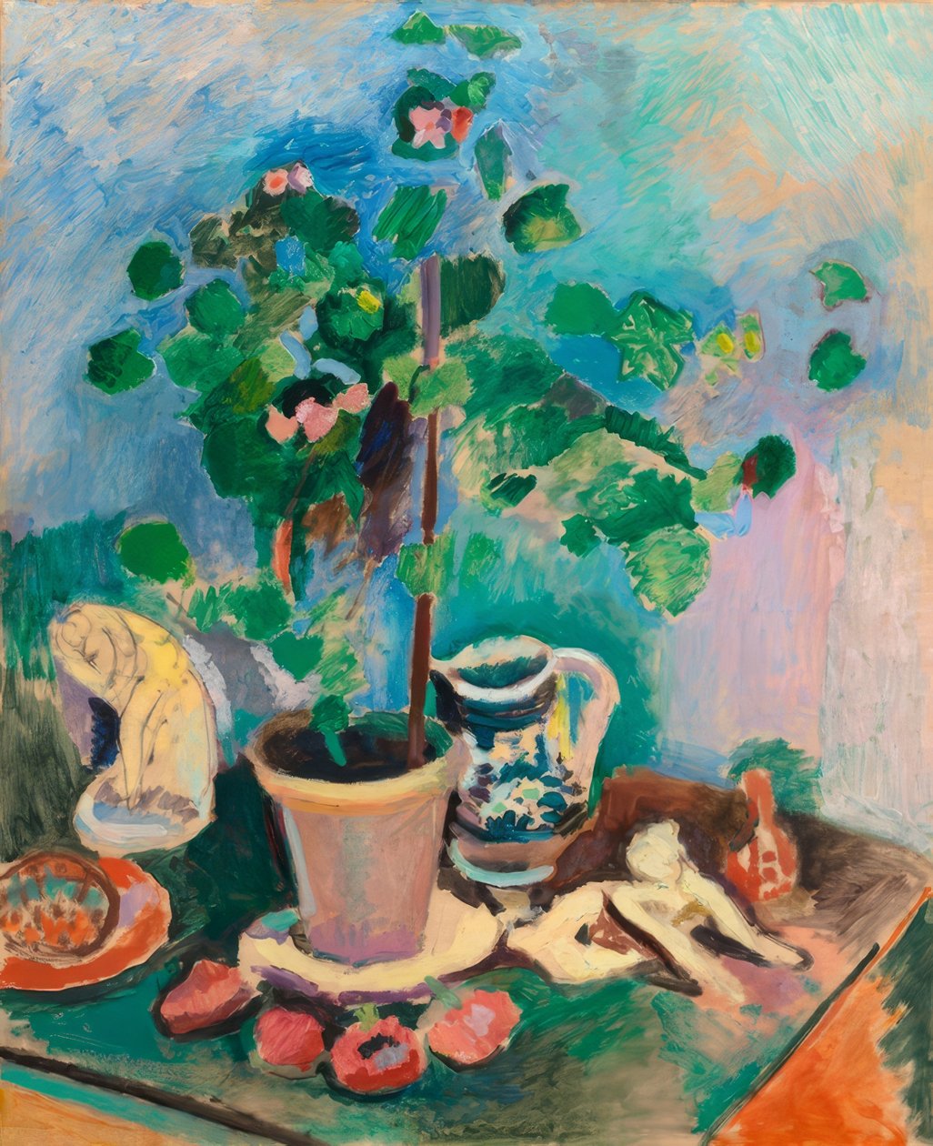 Stillleben mit Geranie von Henri Matisse