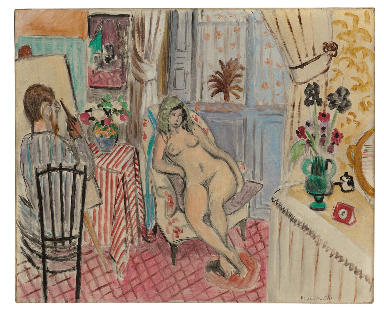 Der Künstler und sein Modell von Henri Matisse