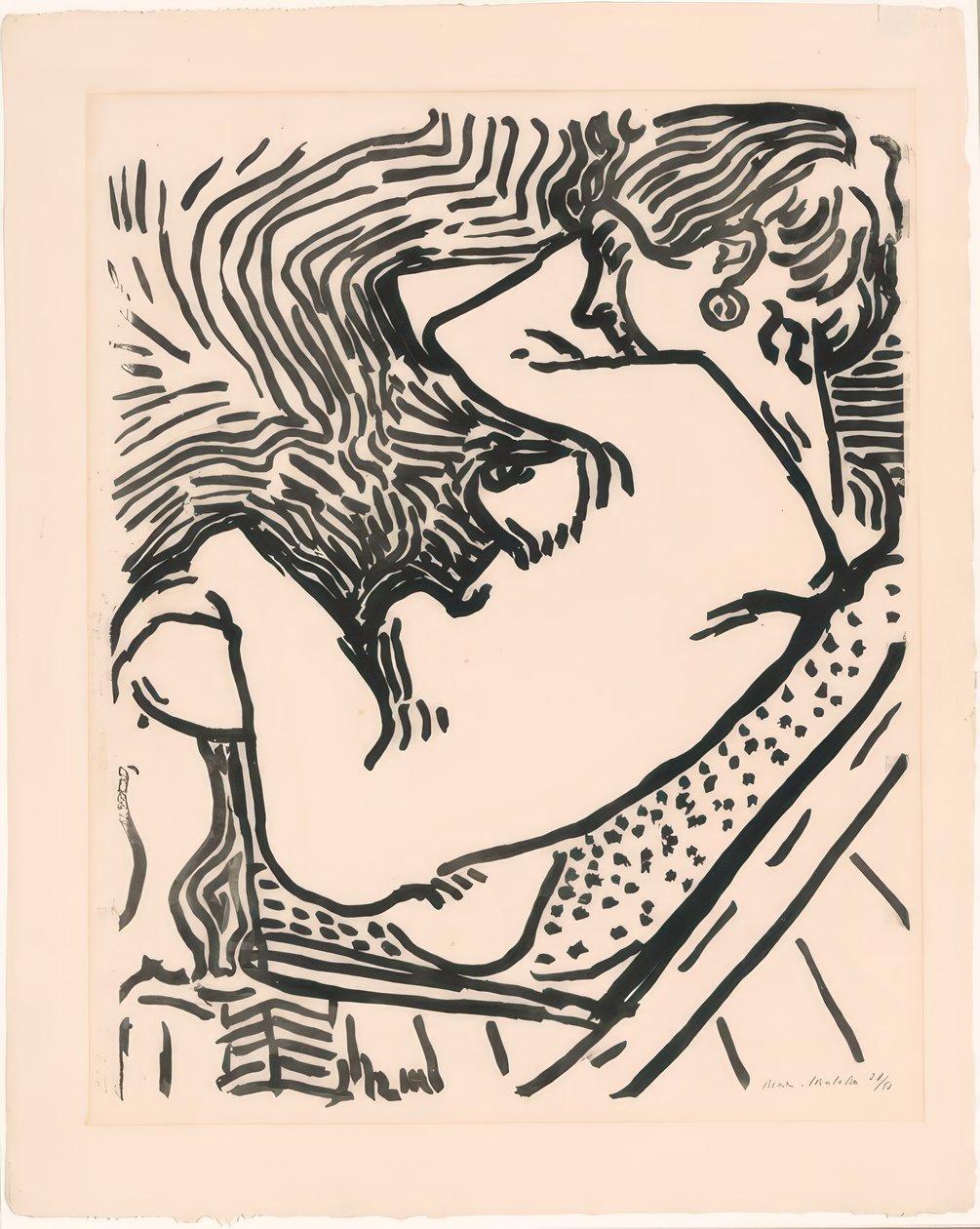 Der große Holzschnitt von Henri Matisse