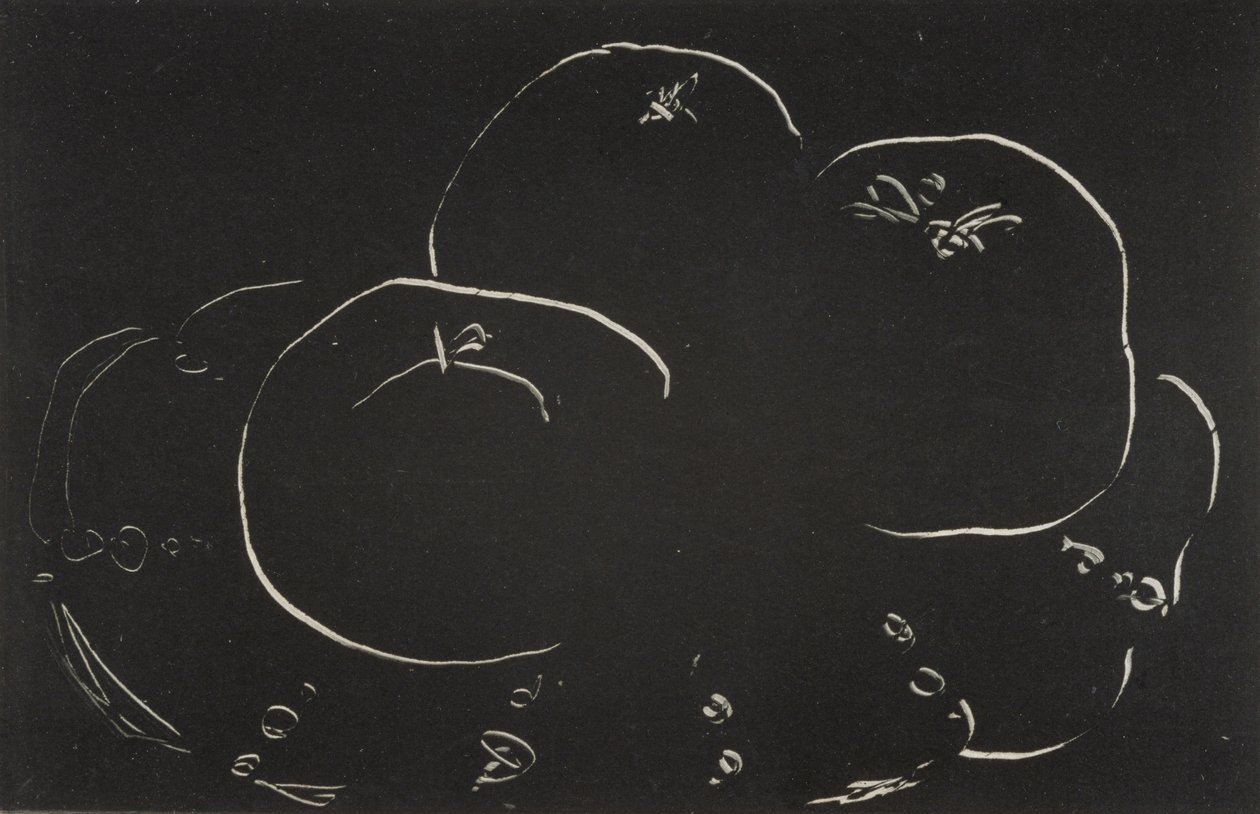 Drei Äpfel und Teller von Henri Matisse