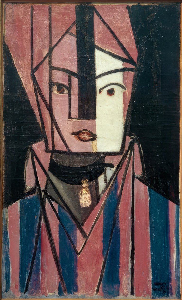 Weißer und rosa Kopf (Marguerite Matisse) von Henri Matisse