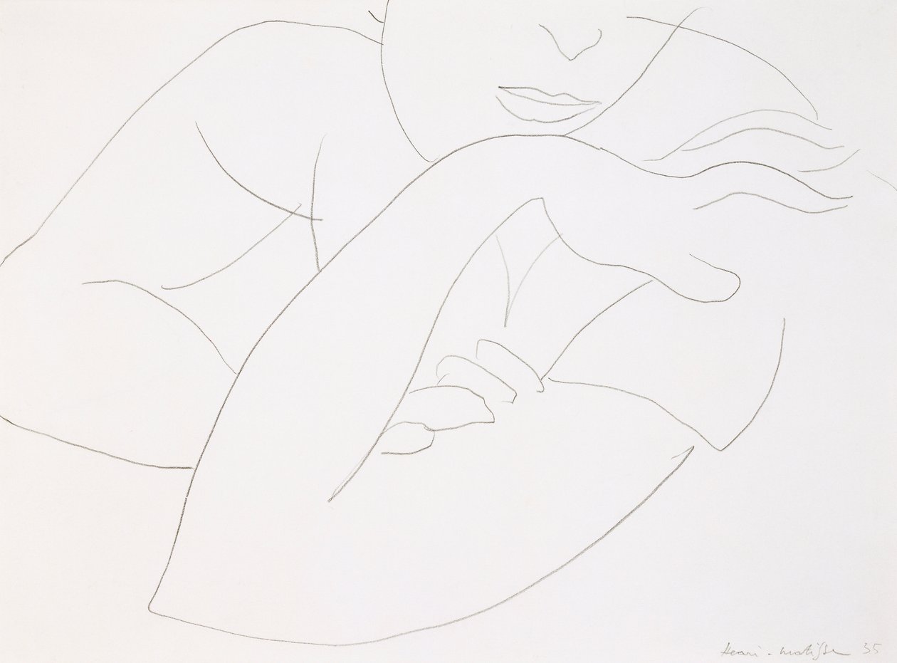 Frau mit verschränkten Armen von Henri Matisse