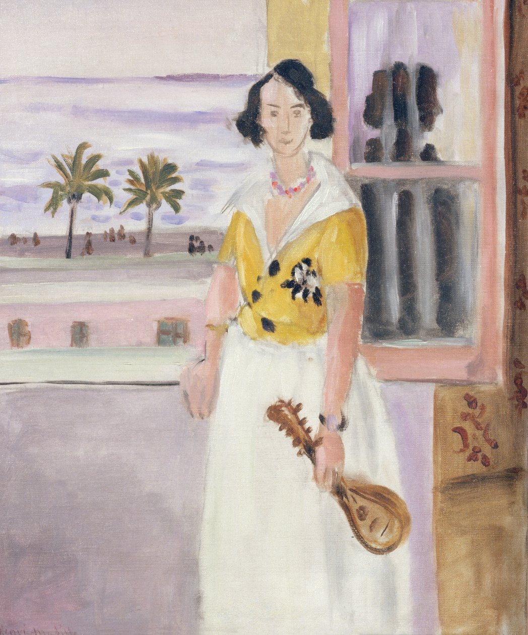 Frau mit Mandoline, ca. 1921-22 von Henri Matisse