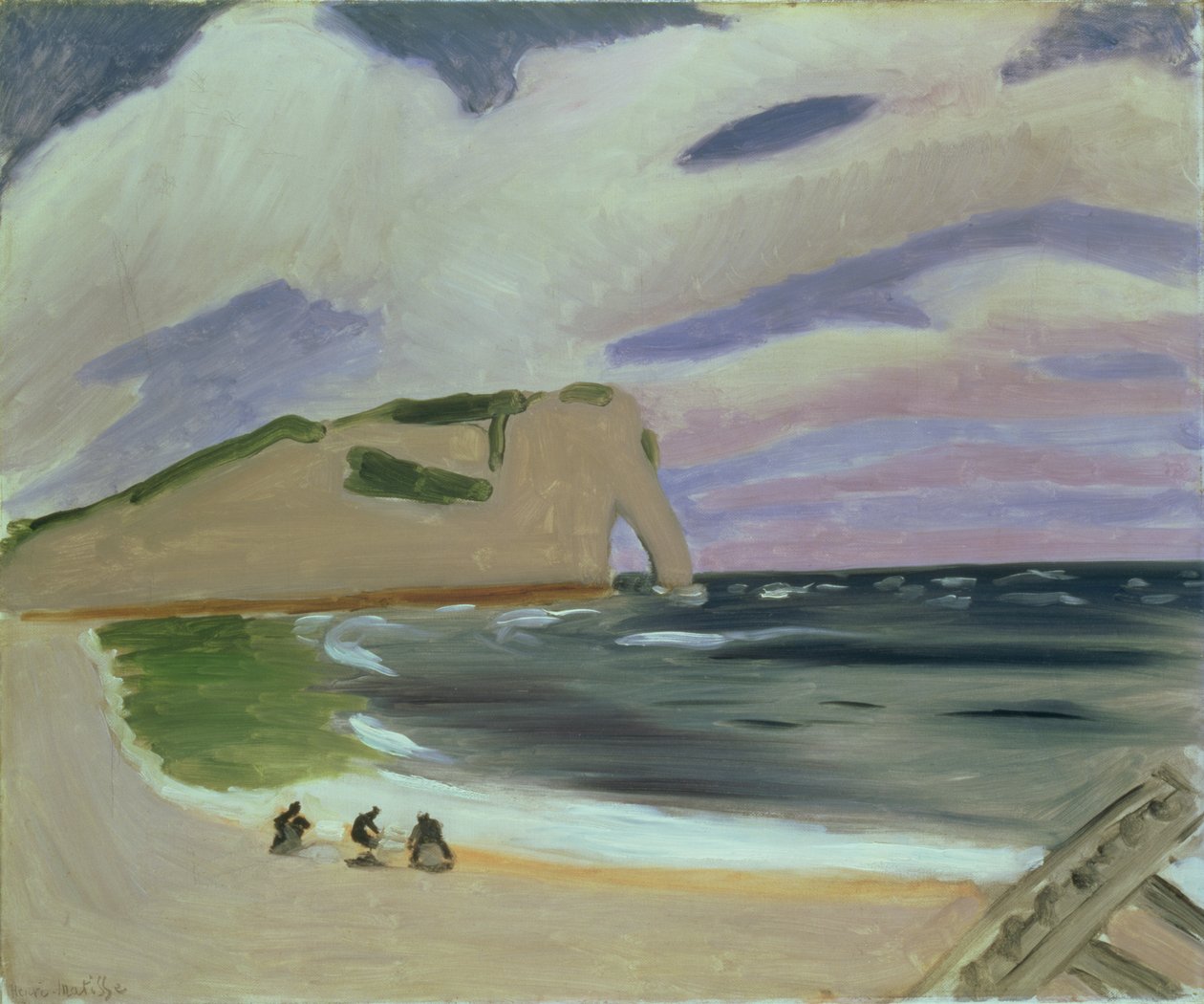 Frauen am Strand, Etretat von Henri Matisse