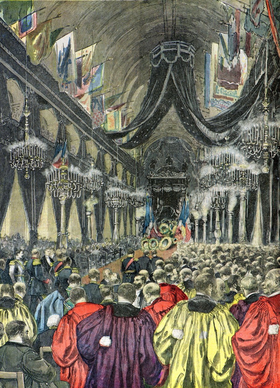 Die Beerdigung von Marschall Mac Mahon von Henri Meyer