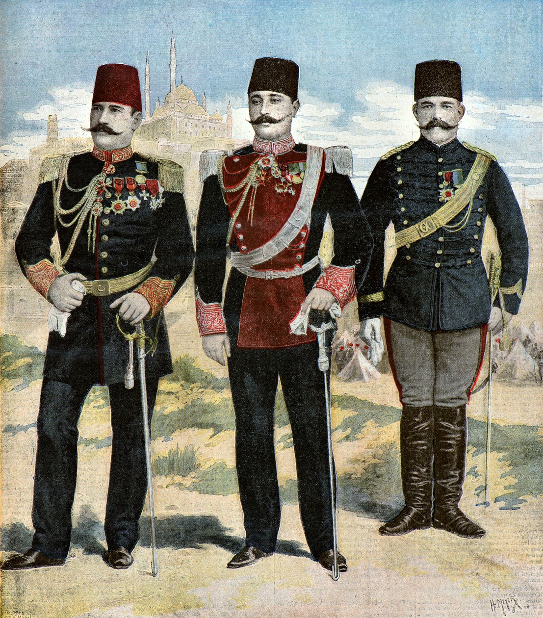 Offizier der osmanischen Armee von Henri Meyer
