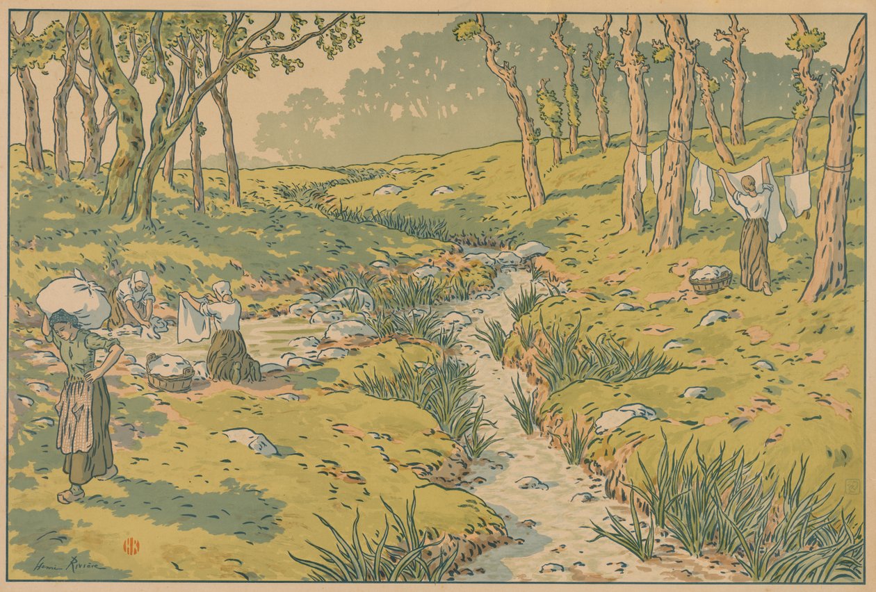 Aspekte der Natur: Der Bach von Henri Rivière
