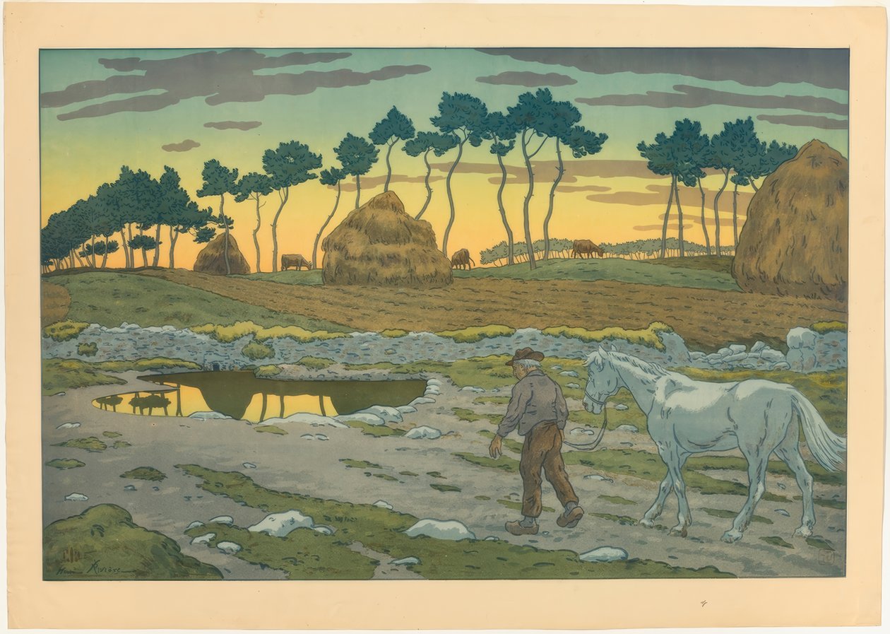 Dämmerung von Henri Rivière