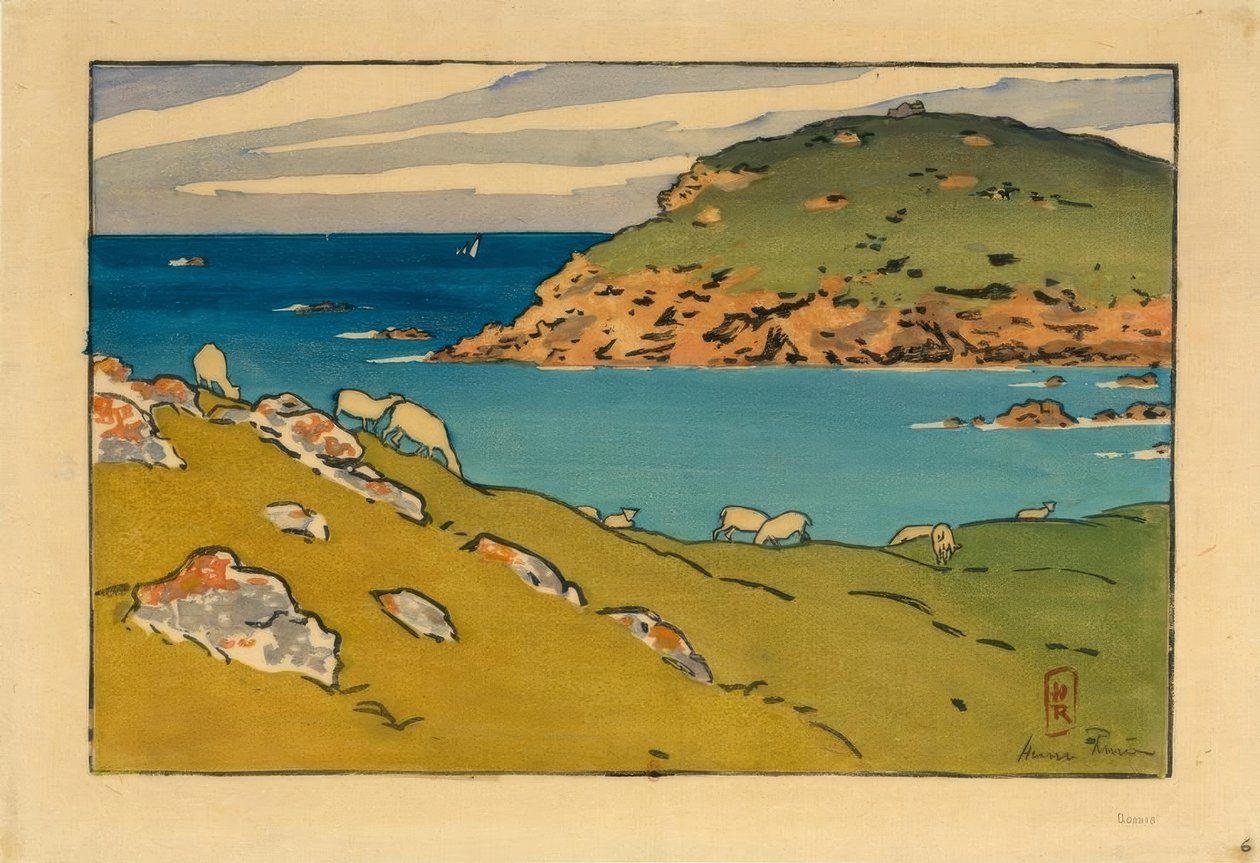 La Garde-Guérin (Saint-Briac) von Henri Rivière