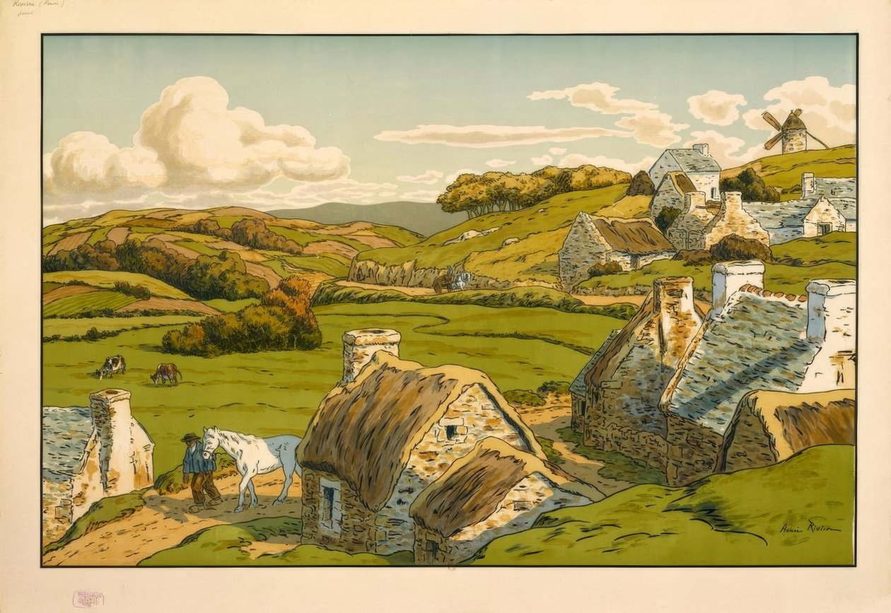 Das Dorf von Henri Rivière