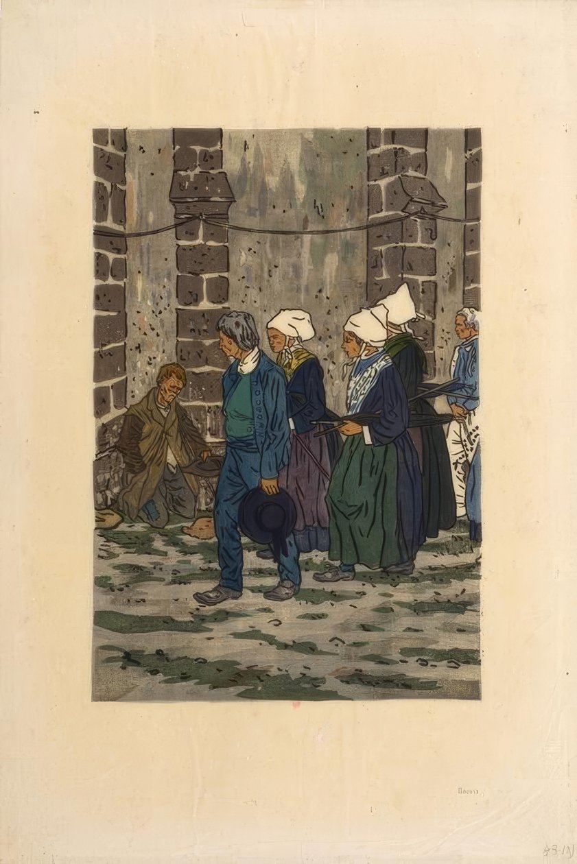 Le Pardon de Sainte-Anne-la-Palud von Henri Rivière