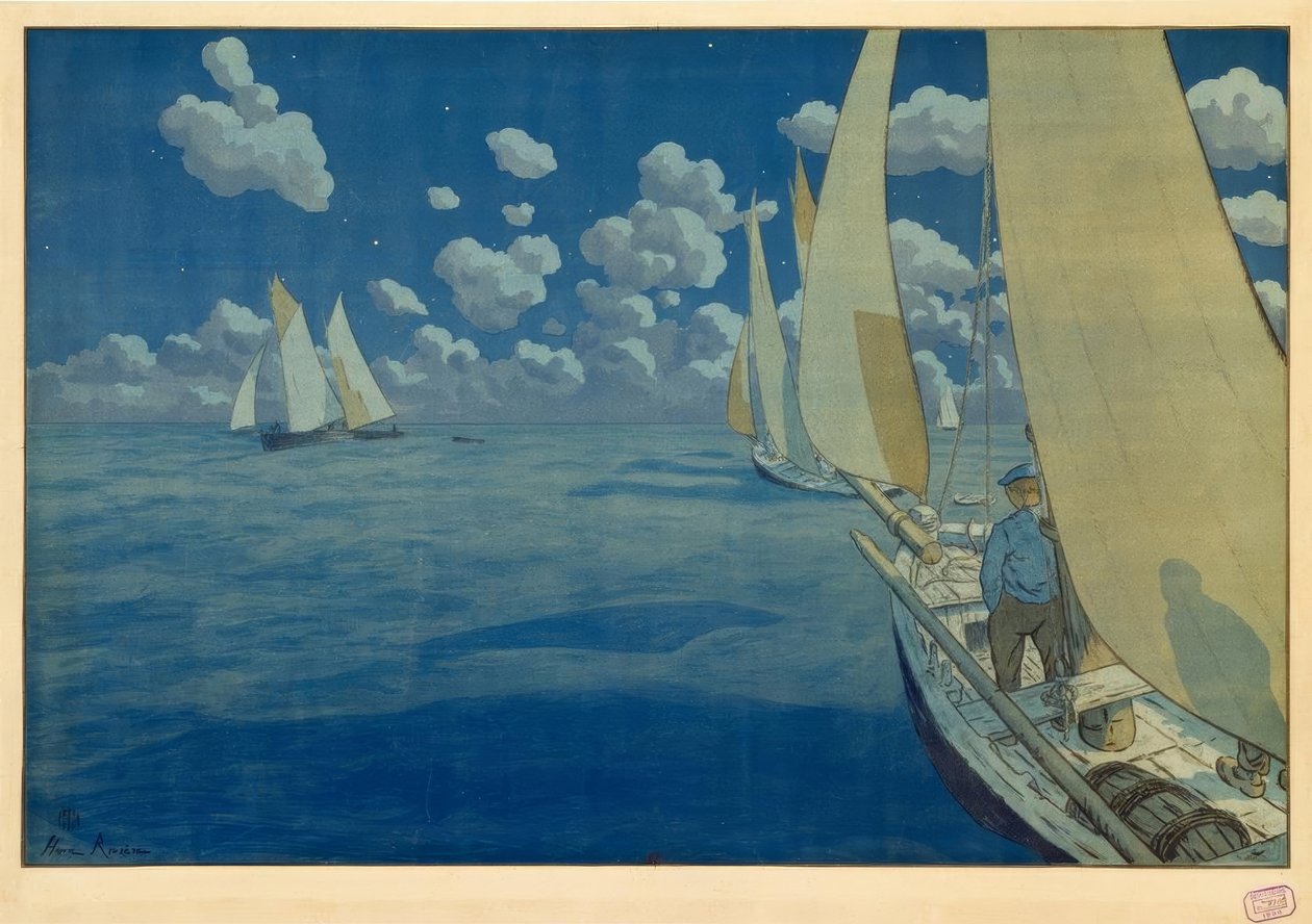 Nacht auf See von Henri Rivière