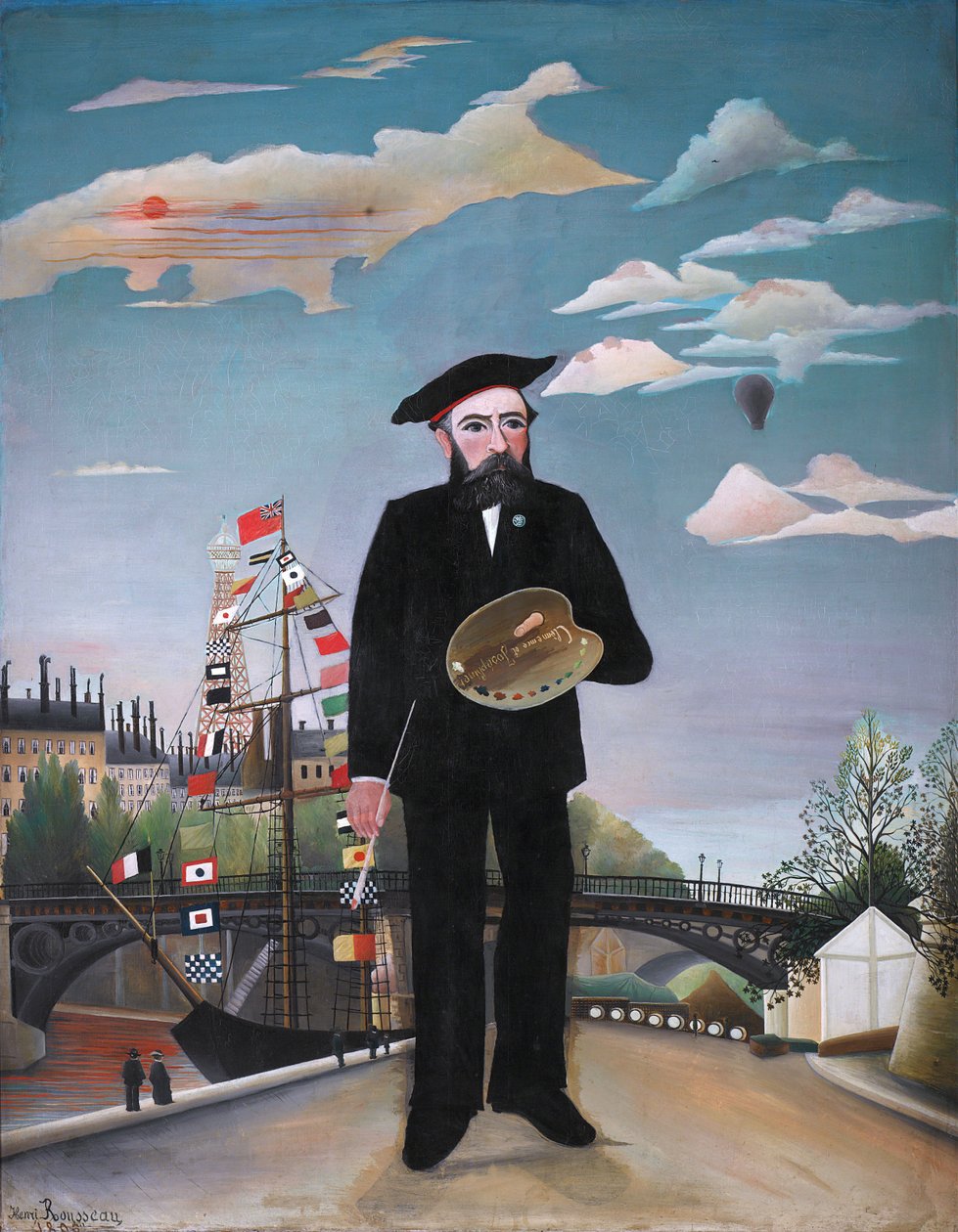 Ich selbst: Porträt – Landschaft von Henri Rousseau