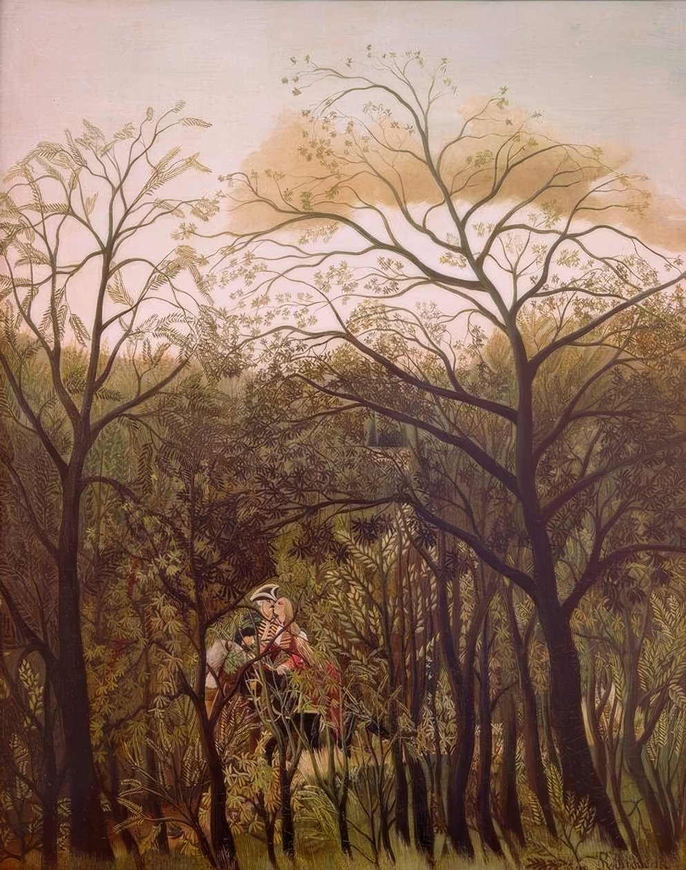 Rendezvous im Wald von Henri Rousseau