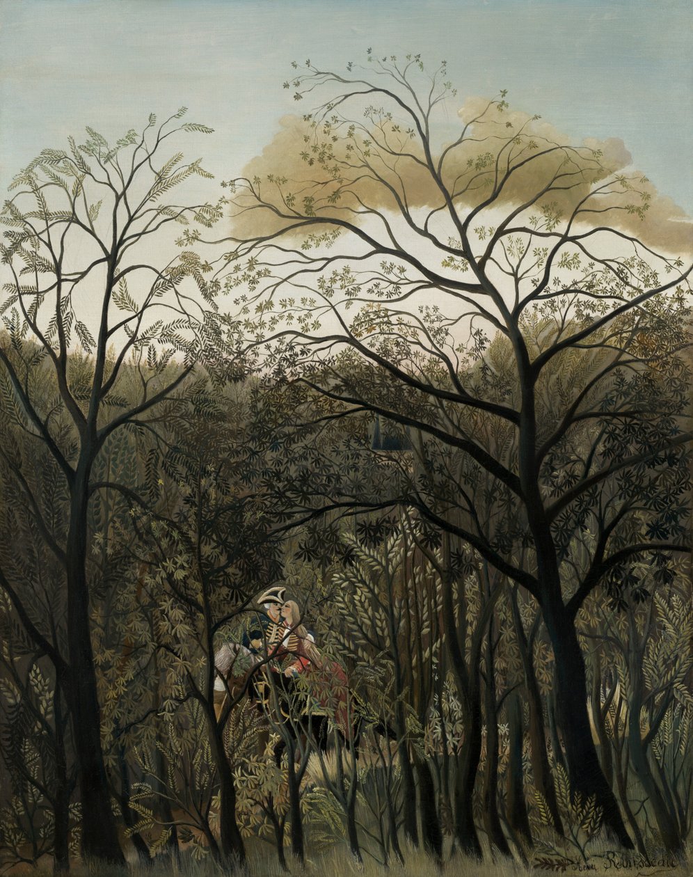 Rendezvous im Wald von Henri Rousseau