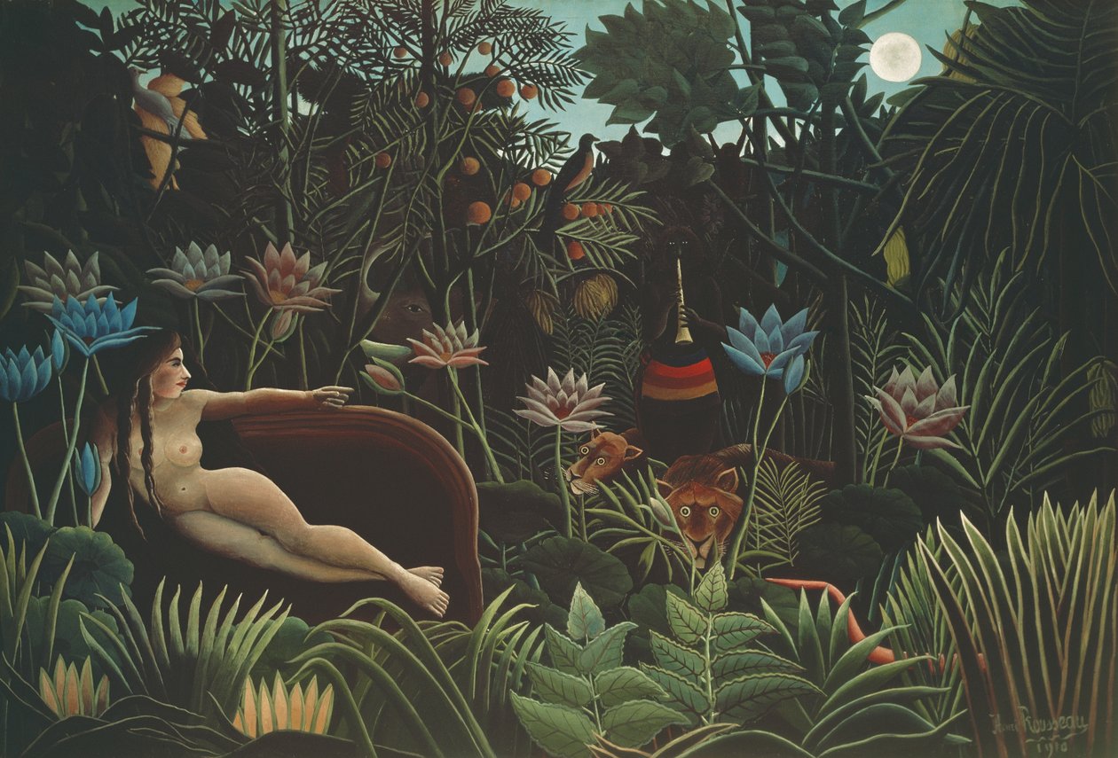 Der Traum, 1910 von Henri Rousseau