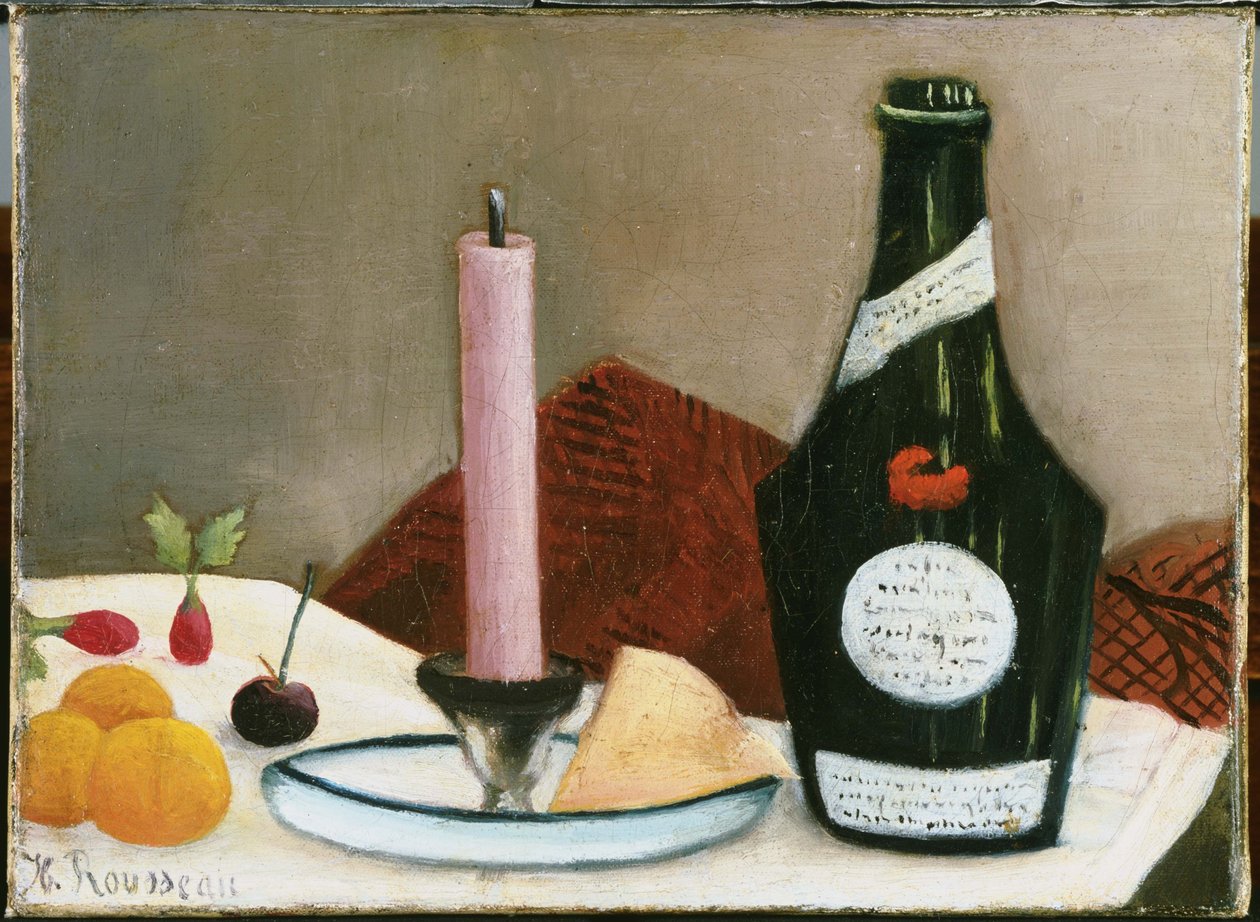 Die rosa Kerze von Henri Rousseau
