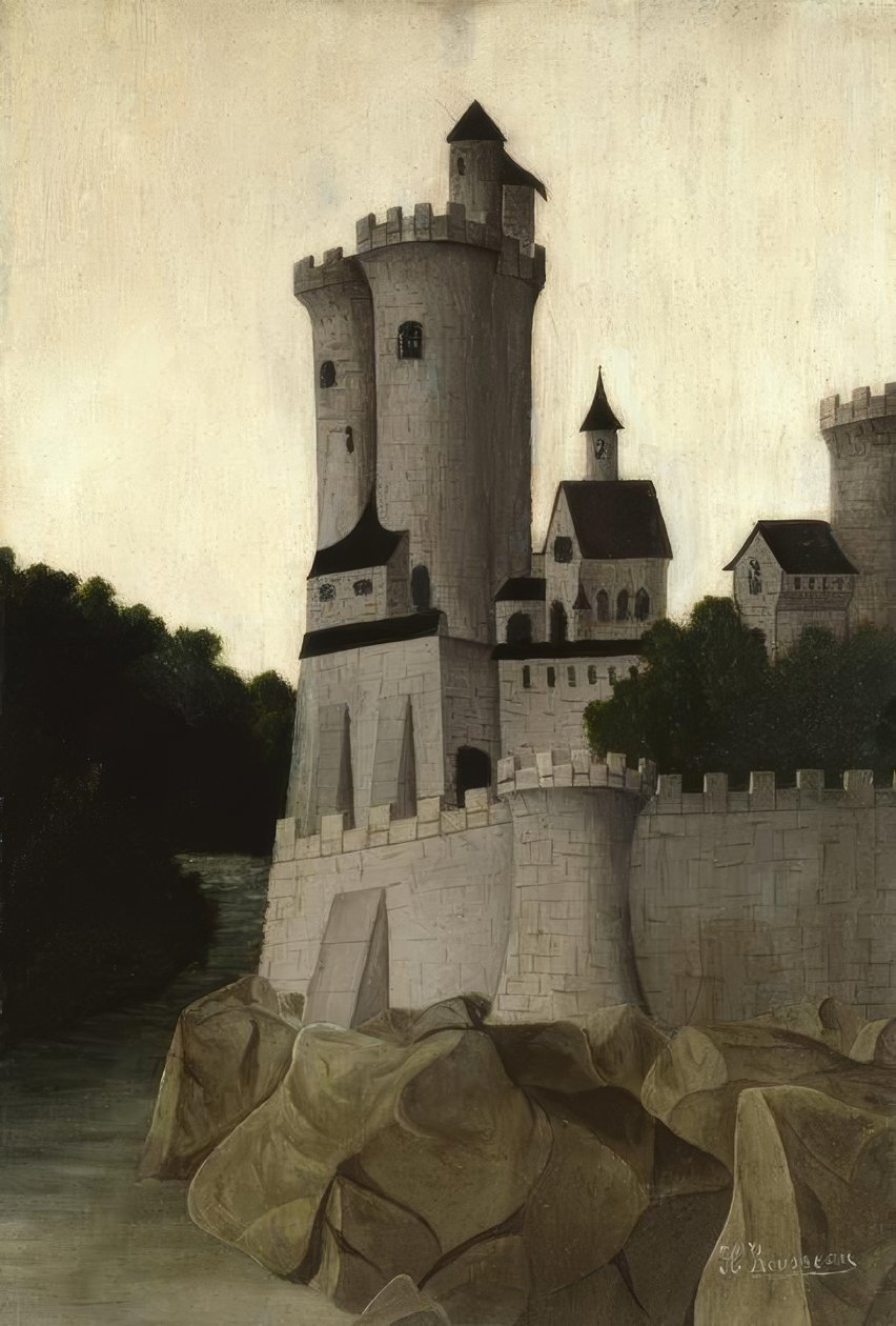 Eine Zitadelle von Henri Rousseau