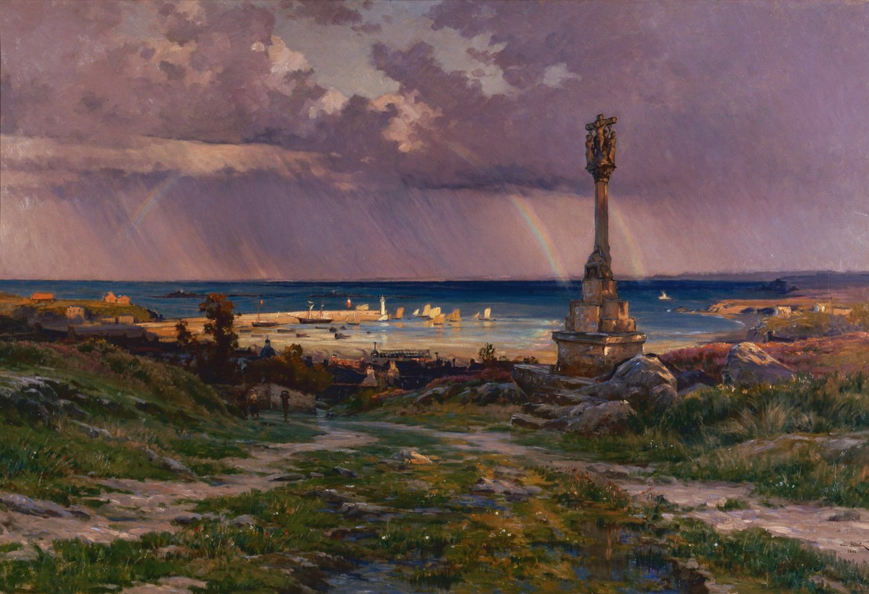 Nach dem Sturm in Portrieux von Henri Saintin