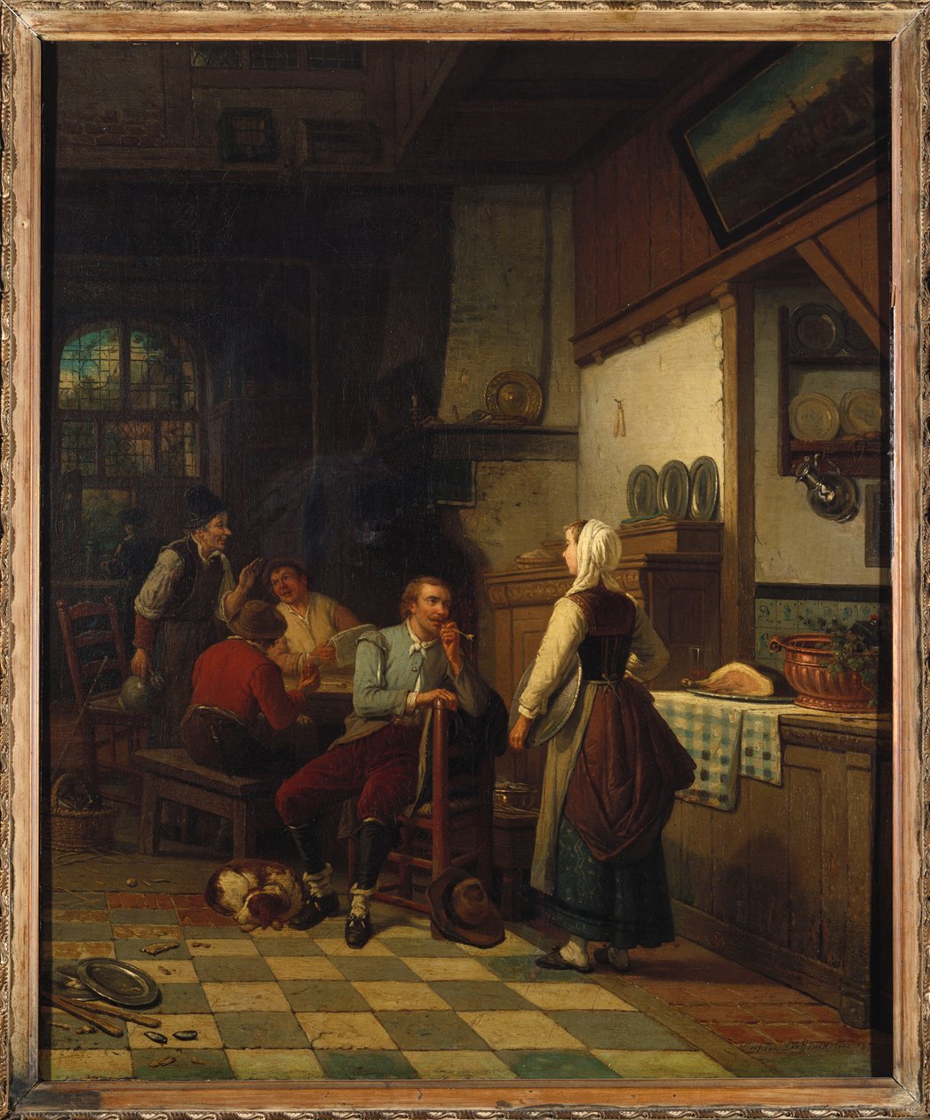 In der Taverne, 1876 von Henri de Braekeleer