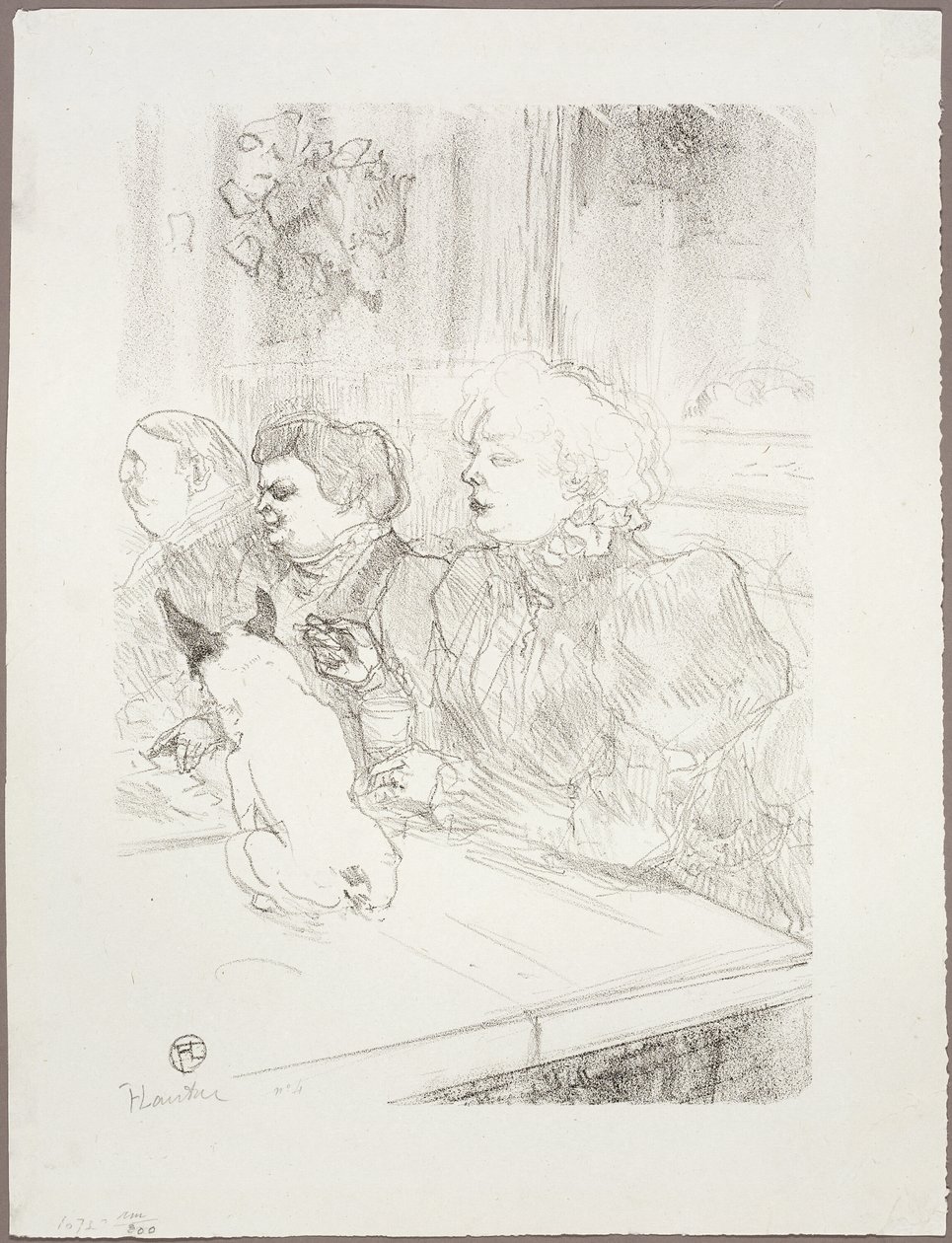 Bei La Souris, Madame Palmyre von Henri de Toulouse Lautrec