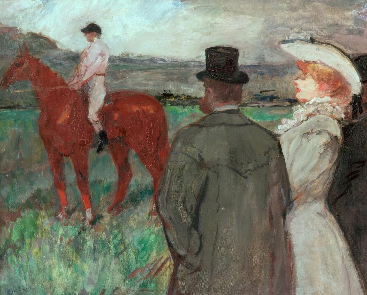 Bei den Rennen von Henri de Toulouse Lautrec