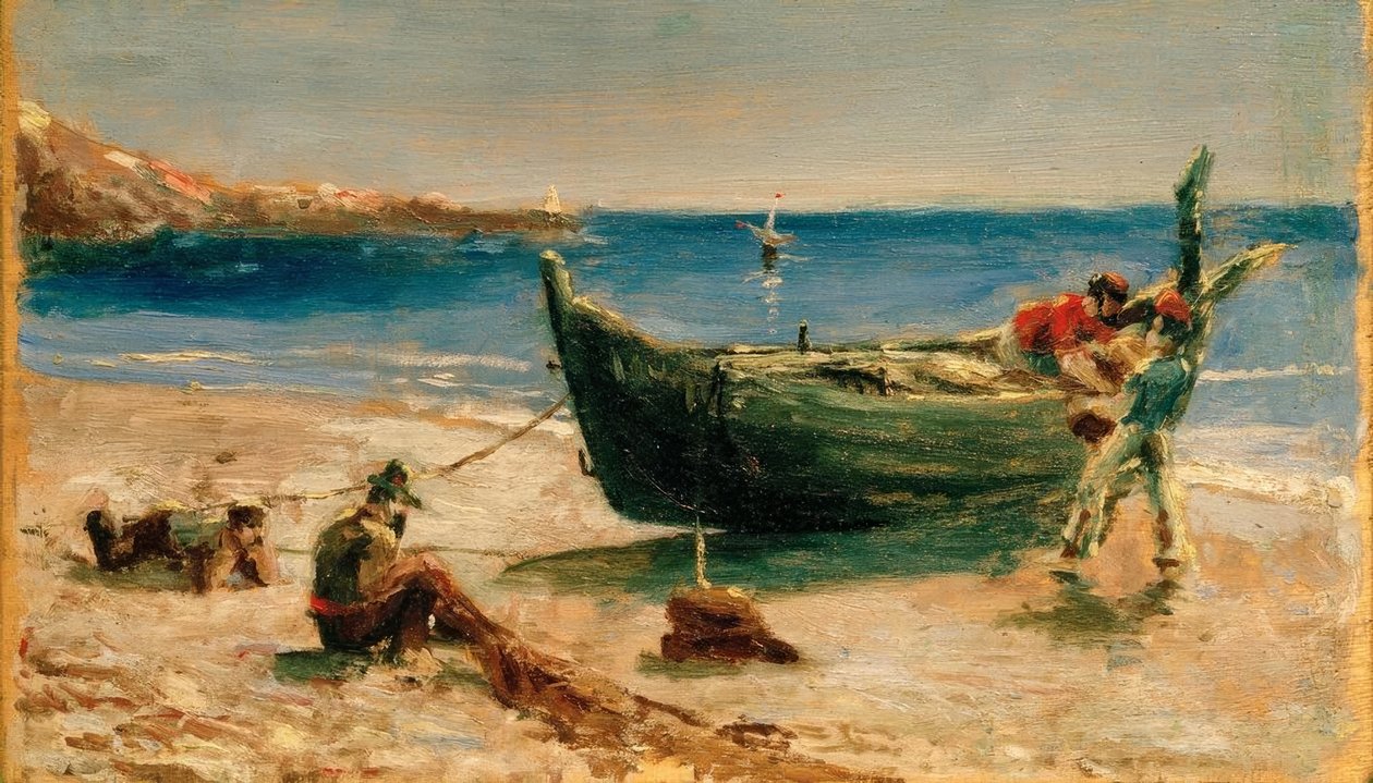 Fischerboot von Henri de Toulouse Lautrec