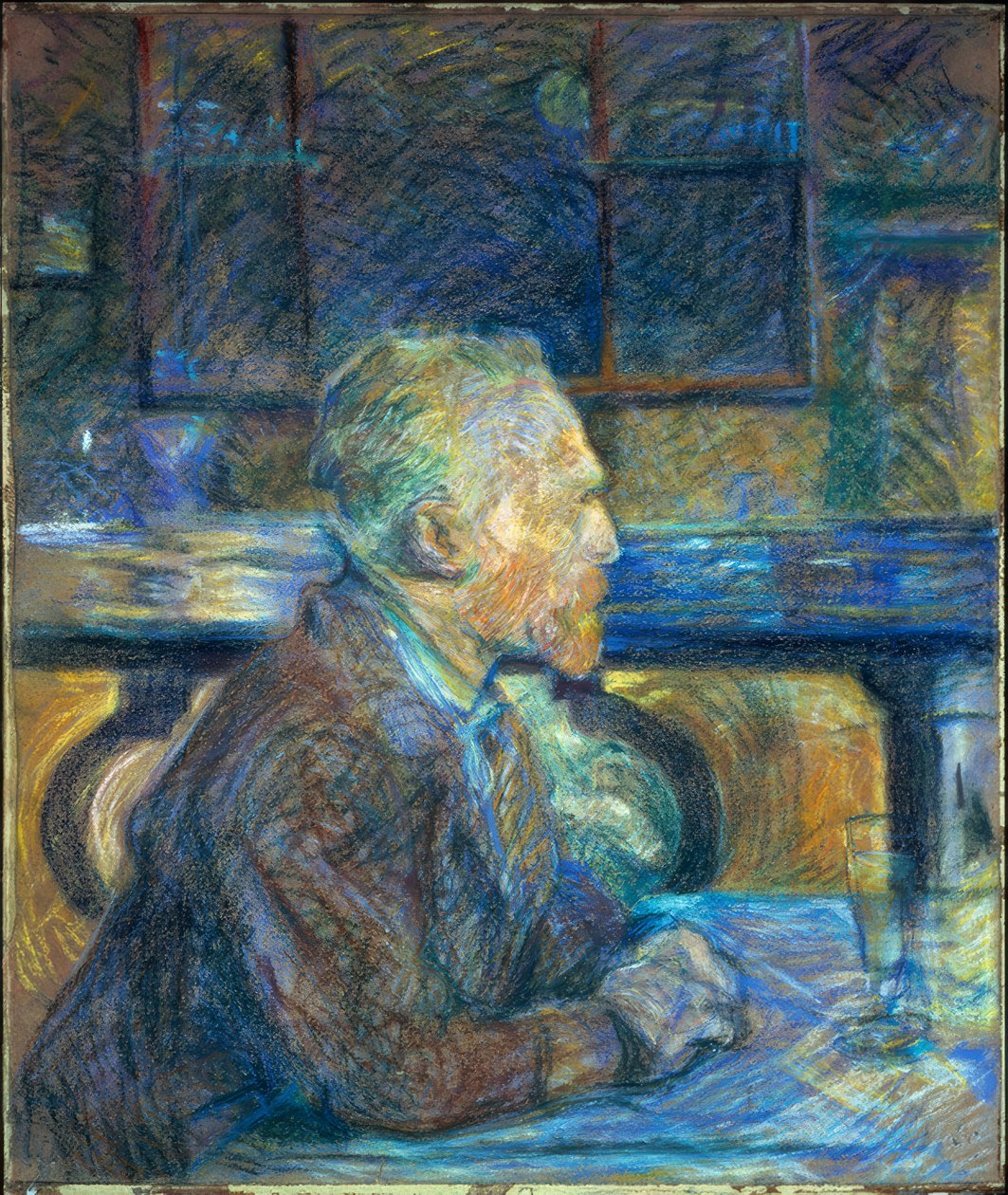 Bildnis Vincent van Gogh von Henri de Toulouse Lautrec
