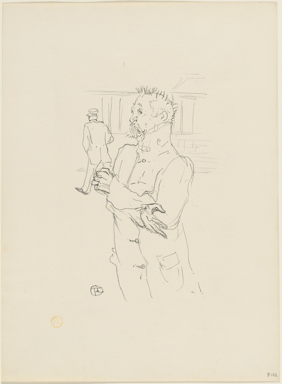 Der Narr von Henri de Toulouse Lautrec