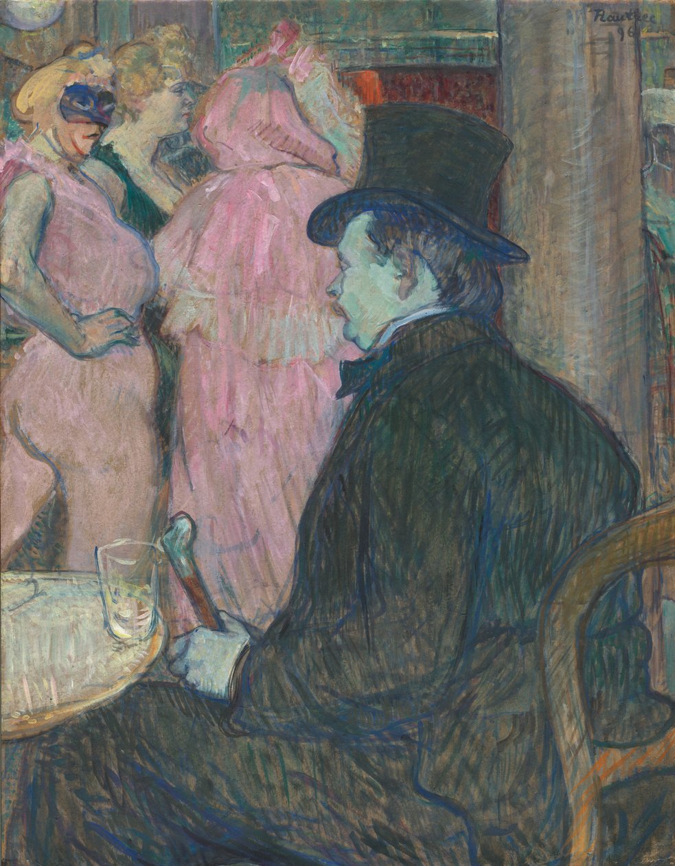 Maxime Dethomas, 1896 von Henri de Toulouse Lautrec