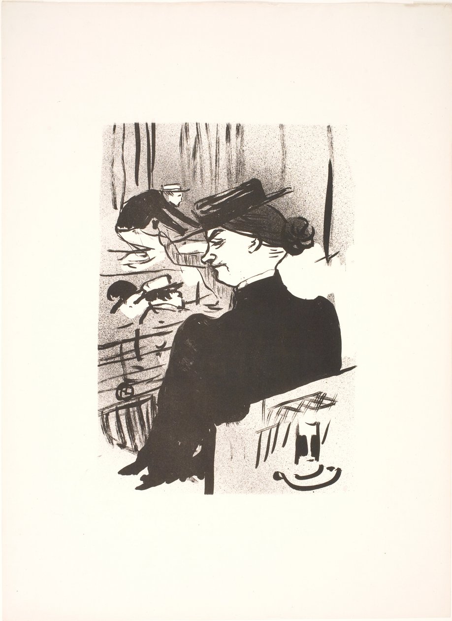 Eine Zuschauerin von Henri de Toulouse Lautrec