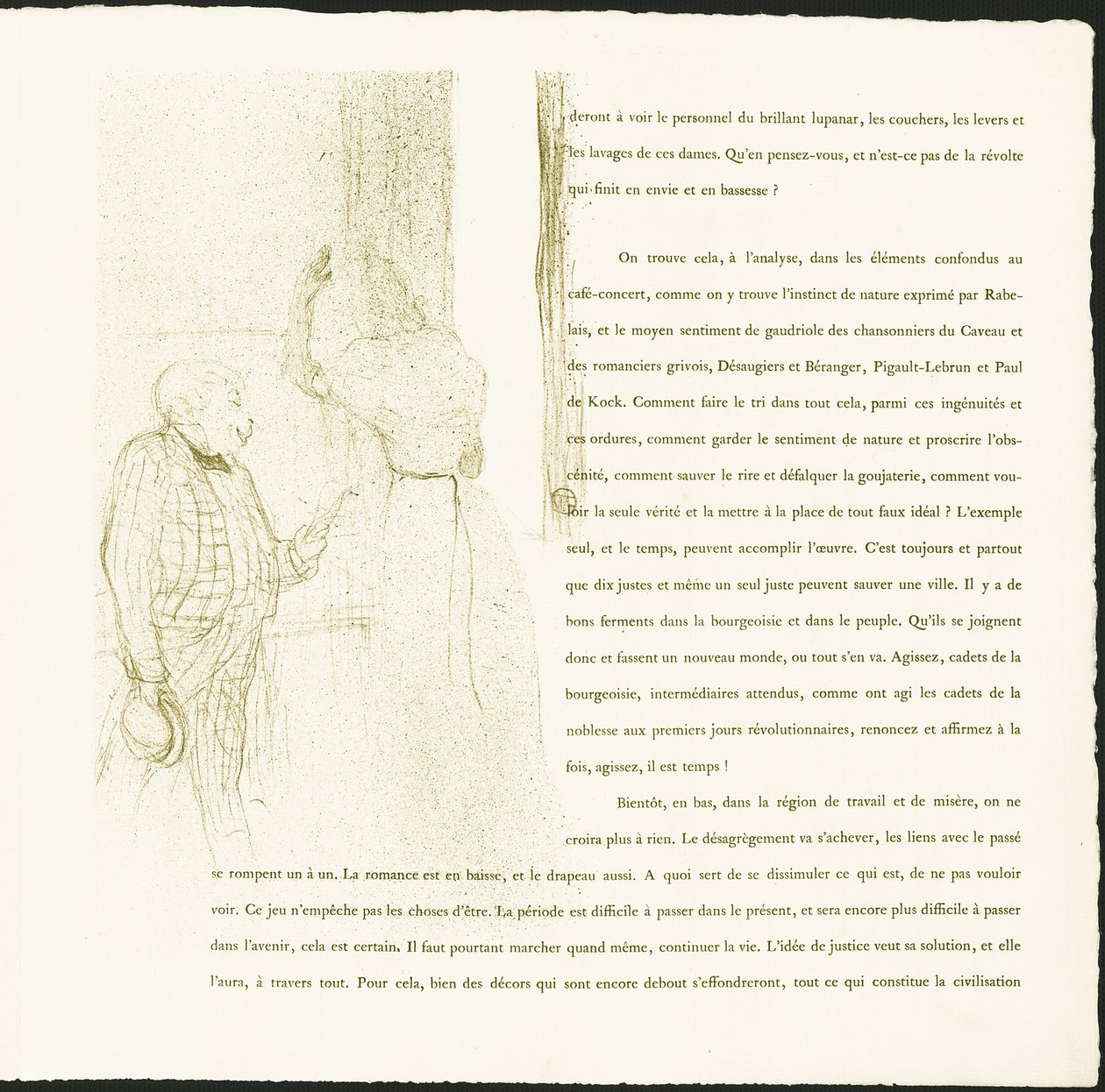 Yvette Guilbert von Henri de Toulouse Lautrec