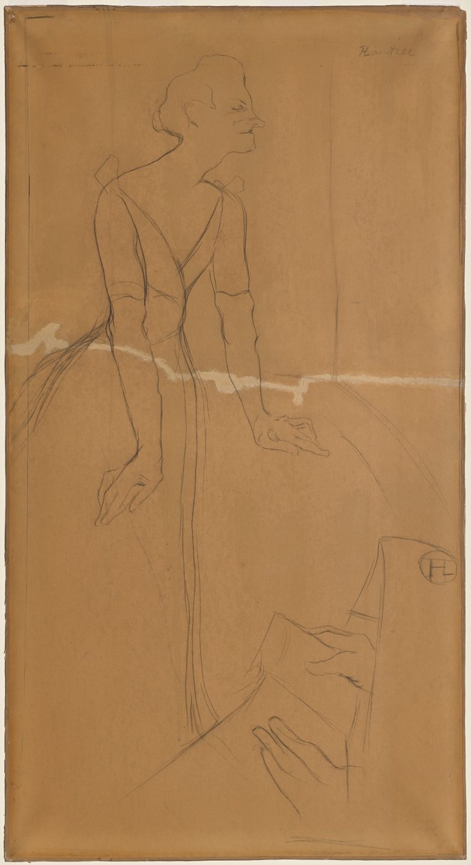 Yvette Guilbert von Henri de Toulouse Lautrec